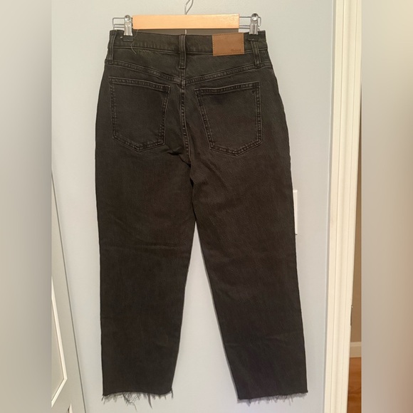 Madewell The Perfect Vintage Straight Black Jeans - Picture 3 of 4